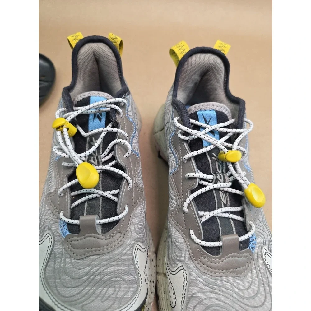 Reebok (Sz 6) Zig Kinetica II Edge GX0117 Boulder Gray men's Trail Shoes